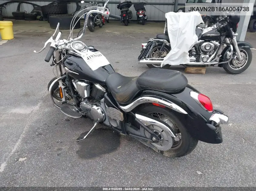 2006 Kawasaki Vn900 B VIN: JKAVN2B186A004738 Lot: 41930289