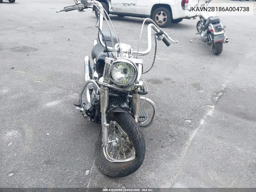 2006 Kawasaki Vn900 B VIN: JKAVN2B186A004738 Lot: 41930289