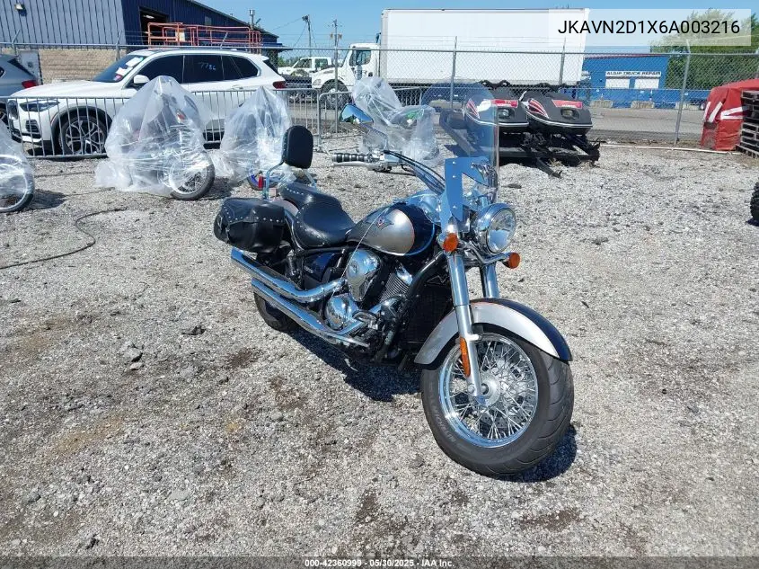 2006 Kawasaki Vn900 D VIN: JKAVN2D1X6A003216 Lot: 42360999