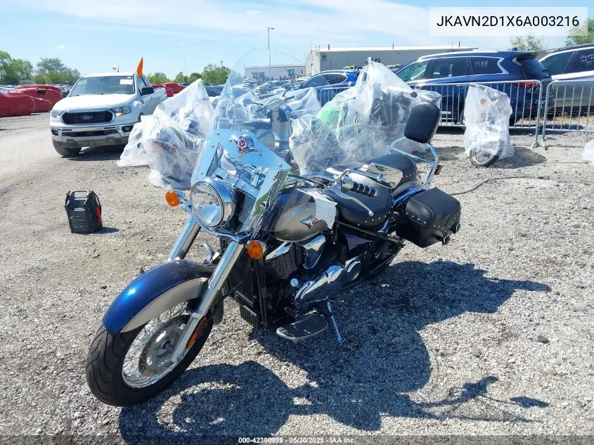2006 Kawasaki Vn900 D VIN: JKAVN2D1X6A003216 Lot: 42360999