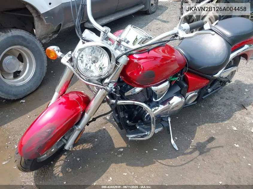 2006 Kawasaki Vn900 B VIN: JKAVN2B126A004458 Lot: 42482939