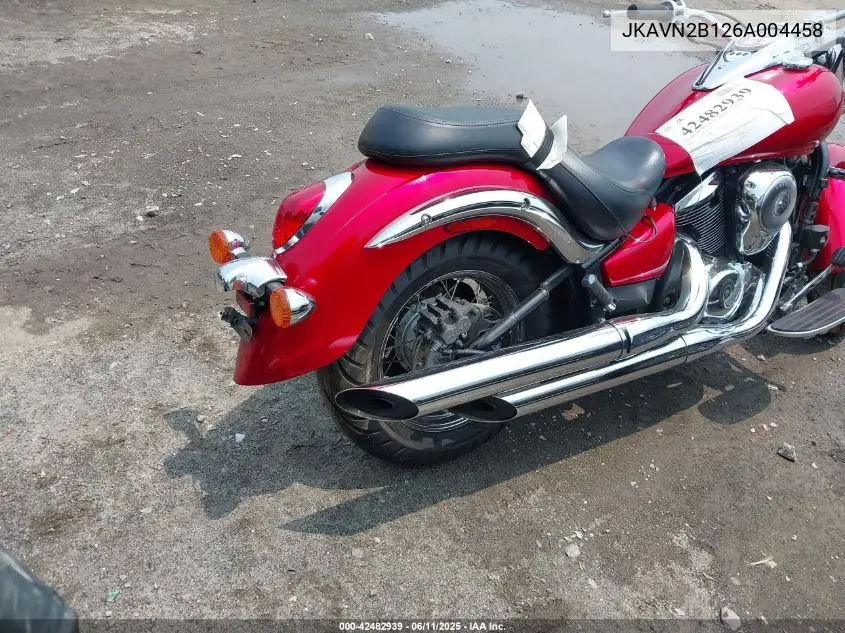 2006 Kawasaki Vn900 B VIN: JKAVN2B126A004458 Lot: 42482939