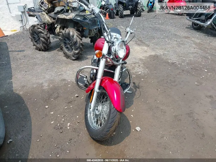 2006 Kawasaki Vn900 B VIN: JKAVN2B126A004458 Lot: 42482939