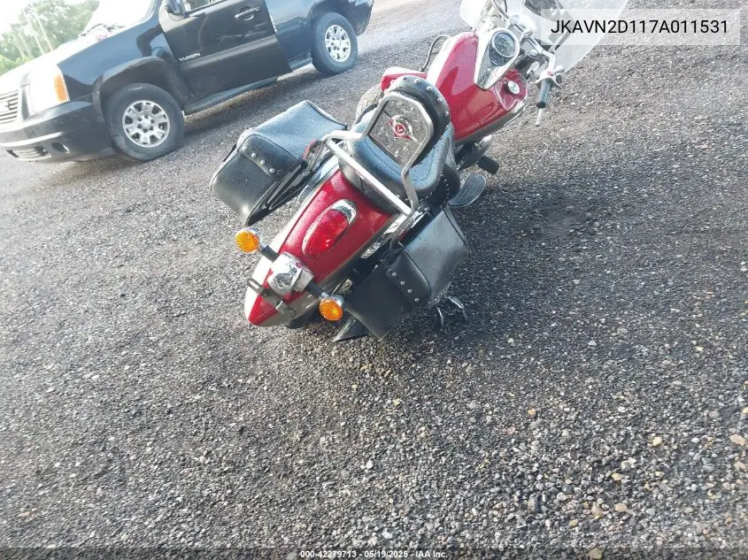 2007 Kawasaki Vn900 D VIN: JKAVN2D117A011531 Lot: 42279713