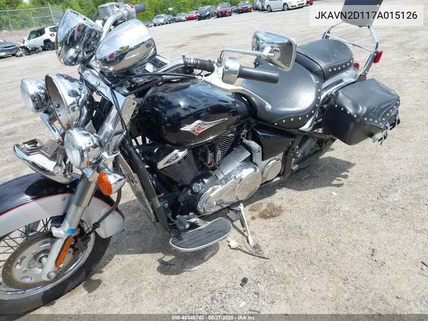 2007 Kawasaki Vn900 D VIN: JKAVN2D117A015126 Lot: 42346740