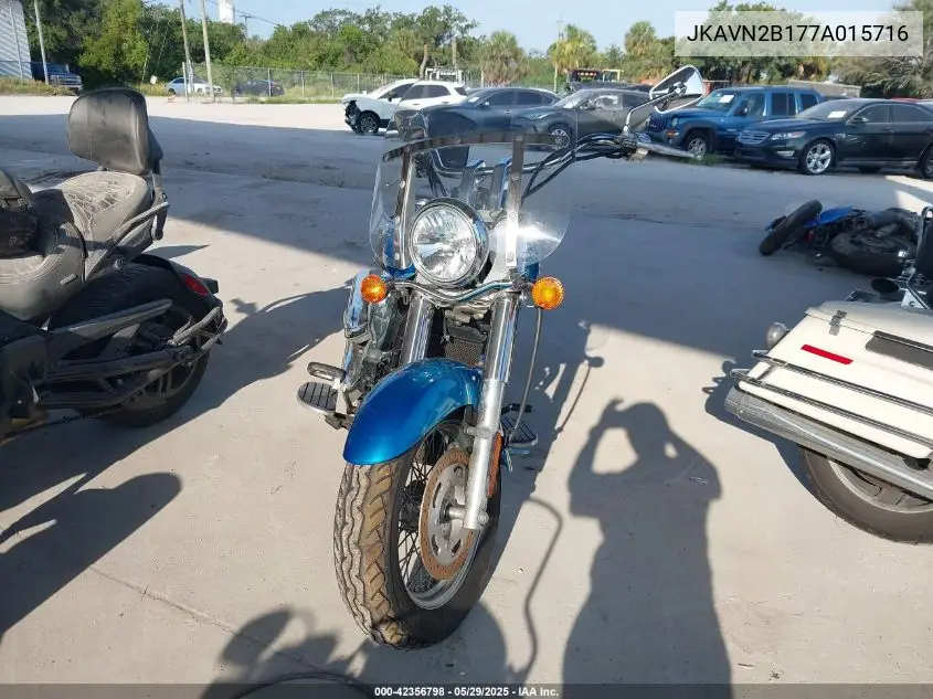2007 Kawasaki Vn900 B VIN: JKAVN2B177A015716 Lot: 42356798