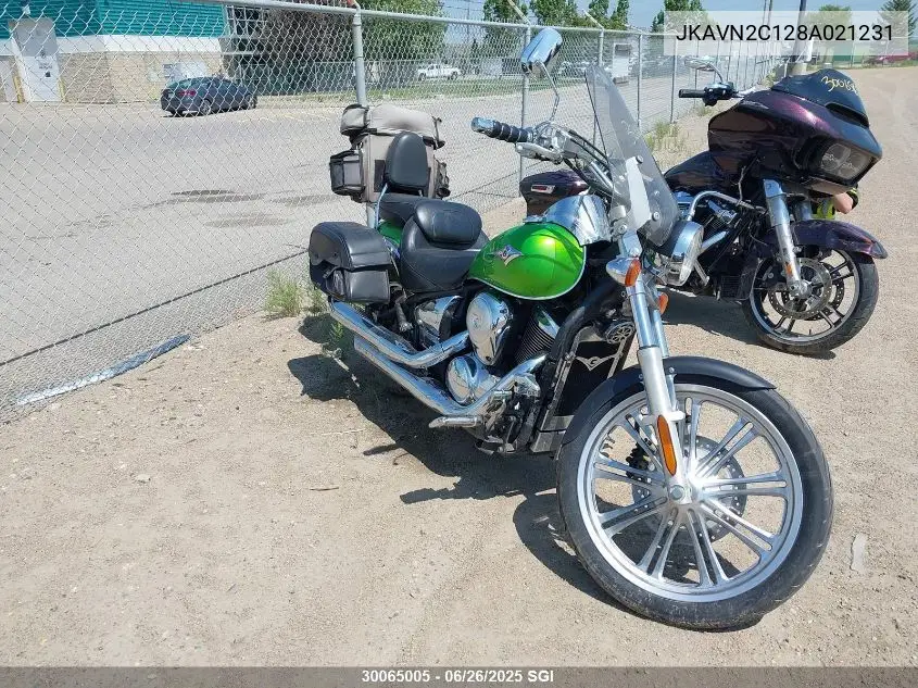 2008 Kawasaki Vn900 C VIN: JKAVN2C128A021231 Lot: 30065005