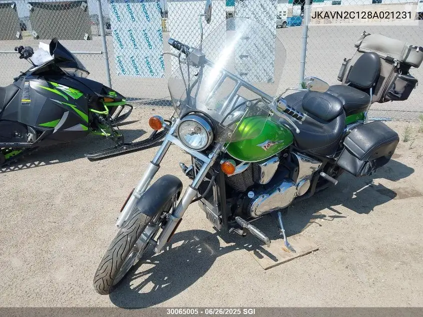 2008 Kawasaki Vn900 C VIN: JKAVN2C128A021231 Lot: 30065005