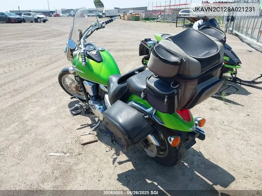 2008 Kawasaki Vn900 C VIN: JKAVN2C128A021231 Lot: 30065005