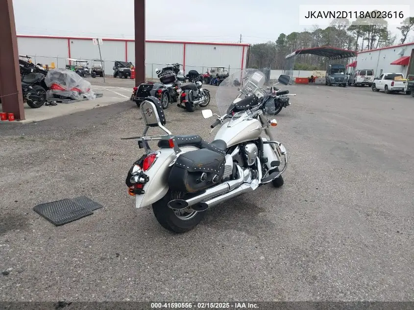 2008 Kawasaki Vn900 D VIN: JKAVN2D118A023616 Lot: 41590556