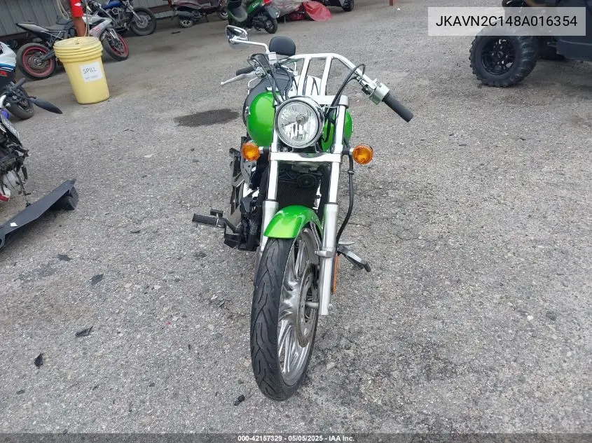 2008 Kawasaki Vn900 C VIN: JKAVN2C148A016354 Lot: 42157329