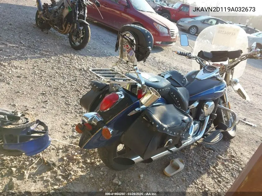 2009 Kawasaki Vn900 D VIN: JKAVN2D119A032673 Lot: 41904250
