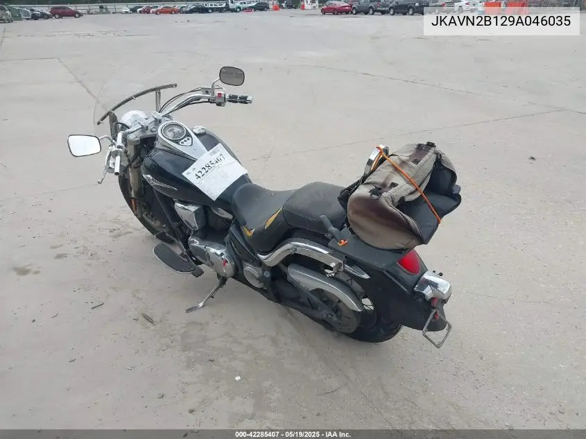 2009 Kawasaki Vn900 B VIN: JKAVN2B129A046035 Lot: 42285407