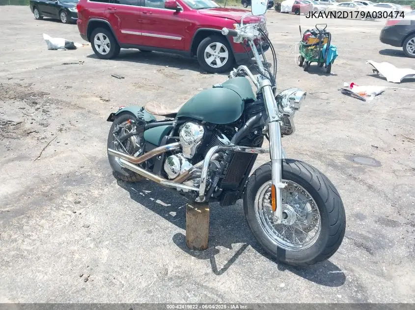 2009 Kawasaki Vn900 D VIN: JKAVN2D179A030474 Lot: 42419822