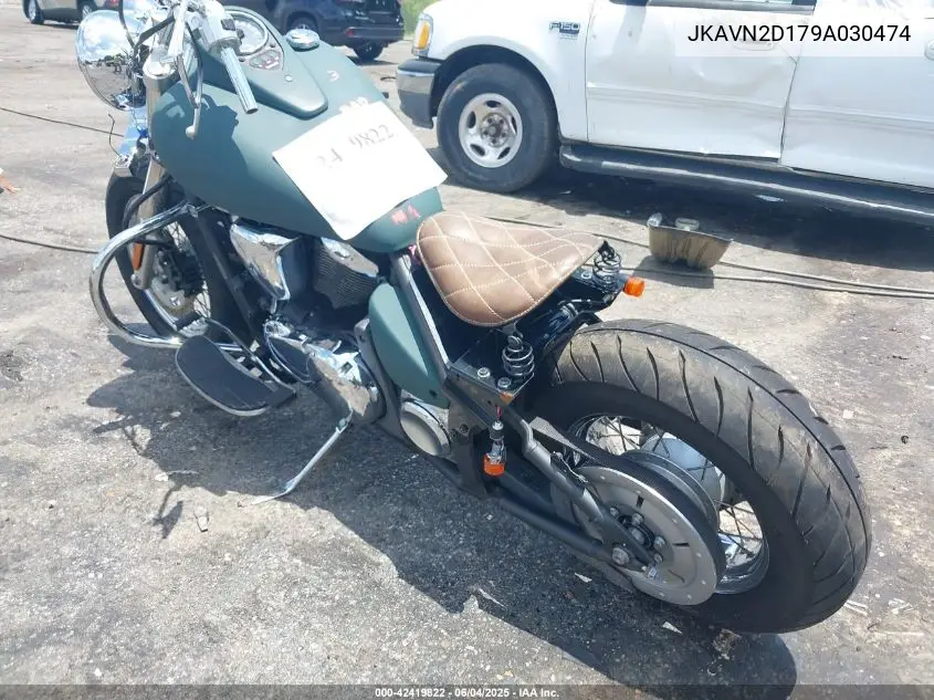2009 Kawasaki Vn900 D VIN: JKAVN2D179A030474 Lot: 42419822