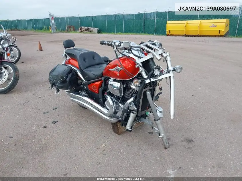 2009 Kawasaki Vn900 C VIN: JKAVN2C139A030697 Lot: 42590500