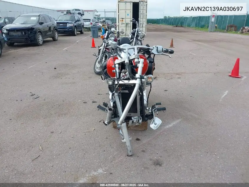 2009 Kawasaki Vn900 C VIN: JKAVN2C139A030697 Lot: 42590500