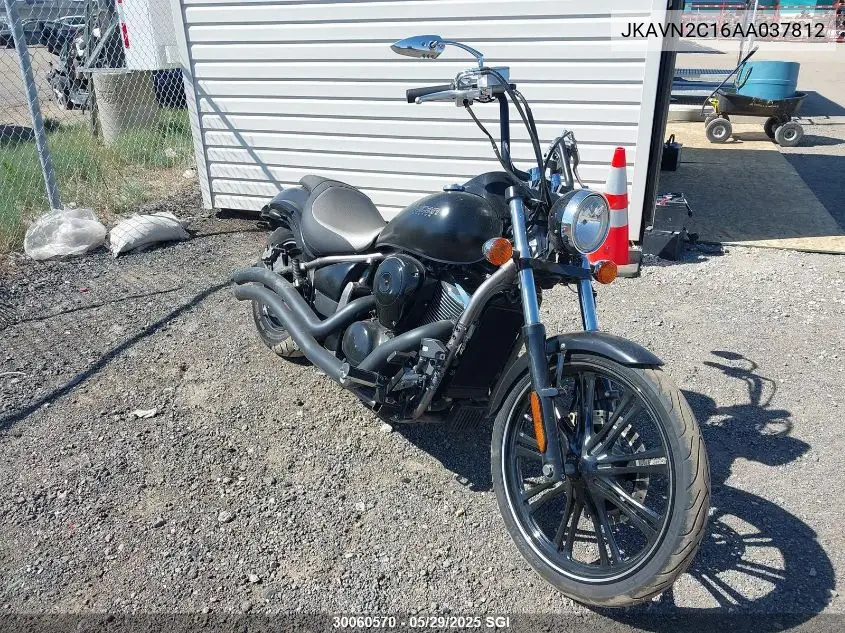 2010 Kawasaki Vn900 C VIN: JKAVN2C16AA037812 Lot: 30060570