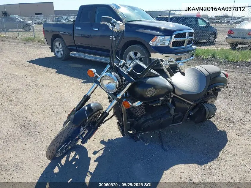 2010 Kawasaki Vn900 C VIN: JKAVN2C16AA037812 Lot: 30060570