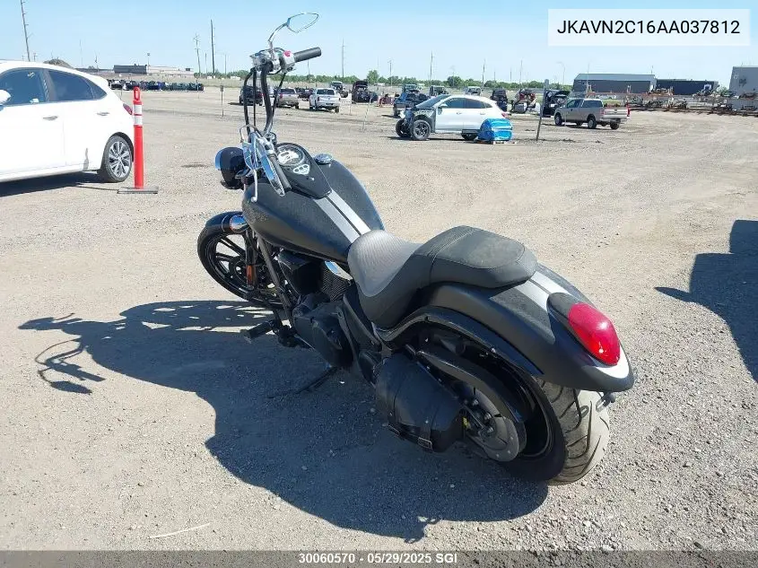 2010 Kawasaki Vn900 C VIN: JKAVN2C16AA037812 Lot: 30060570