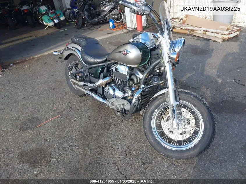 2010 Kawasaki Vn900 D VIN: JKAVN2D19AA038225 Lot: 41201955