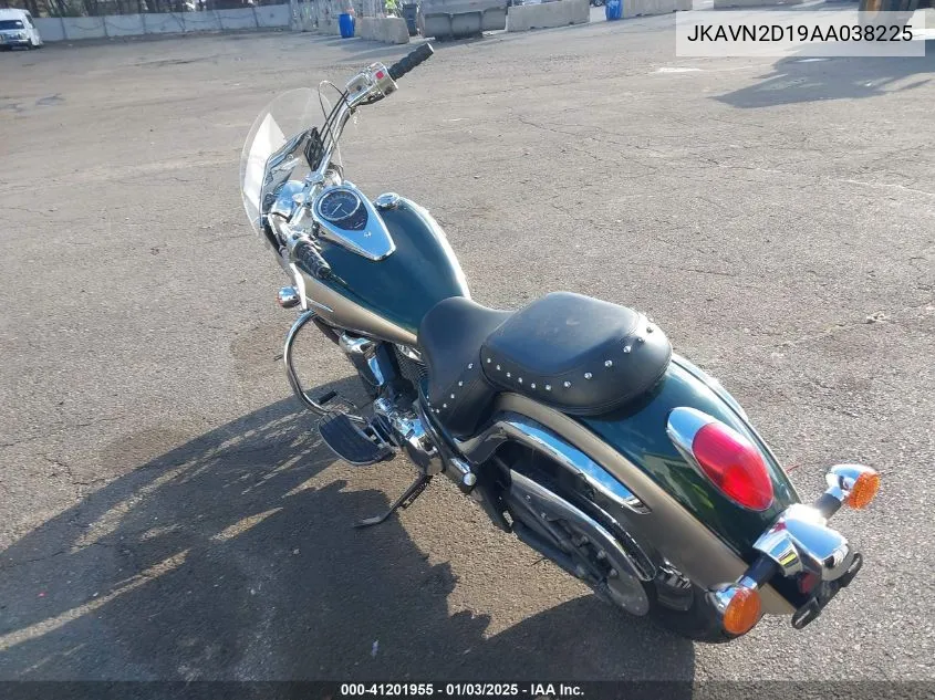 2010 Kawasaki Vn900 D VIN: JKAVN2D19AA038225 Lot: 41201955