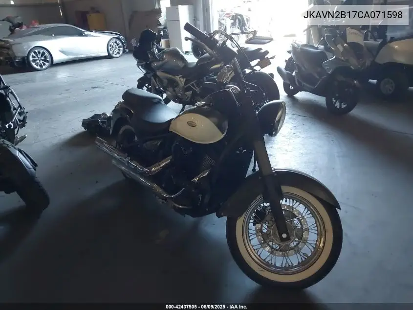 2012 Kawasaki Vn900 B VIN: JKAVN2B17CA071598 Lot: 42437505