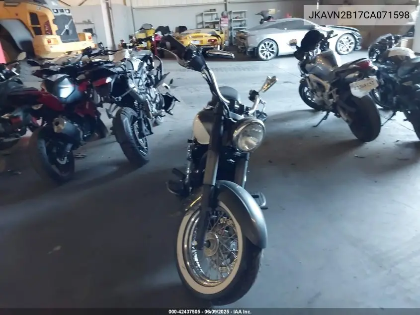 2012 Kawasaki Vn900 B VIN: JKAVN2B17CA071598 Lot: 42437505