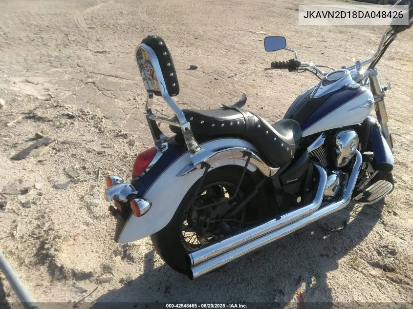 2013 Kawasaki Vn900 D VIN: JKAVN2D18DA048426 Lot: 42548465