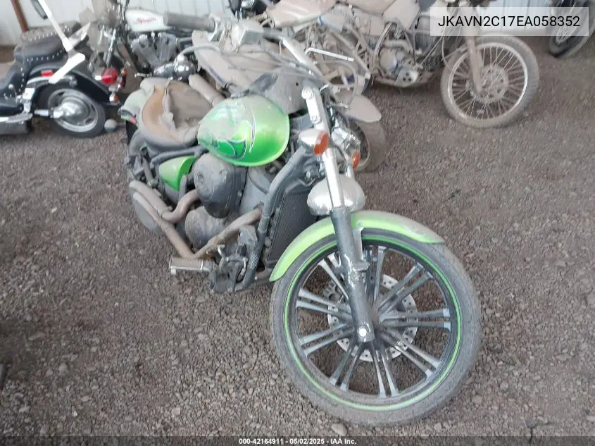 2014 Kawasaki Vn900 C VIN: JKAVN2C17EA058352 Lot: 42164911
