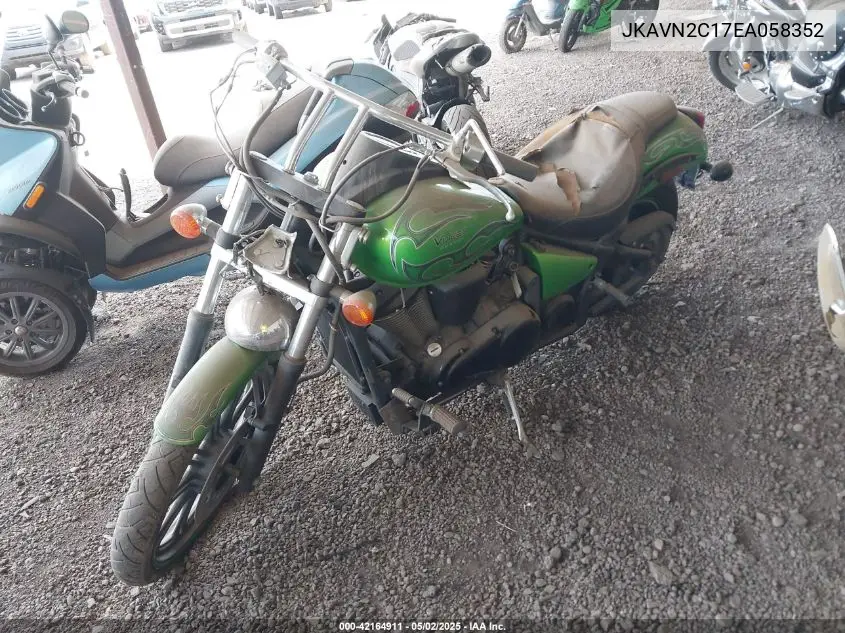 2014 Kawasaki Vn900 C VIN: JKAVN2C17EA058352 Lot: 42164911