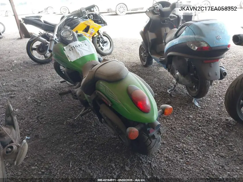 2014 Kawasaki Vn900 C VIN: JKAVN2C17EA058352 Lot: 42164911