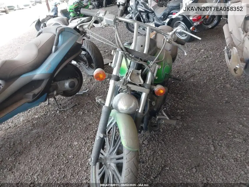 2014 Kawasaki Vn900 C VIN: JKAVN2C17EA058352 Lot: 42164911