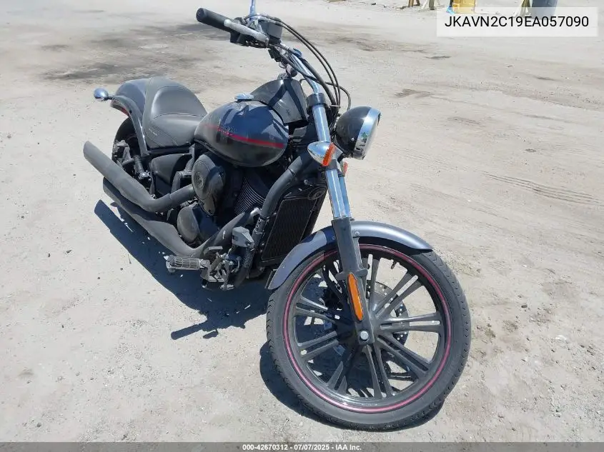 2014 Kawasaki Vn900 C VIN: JKAVN2C19EA057090 Lot: 42670312