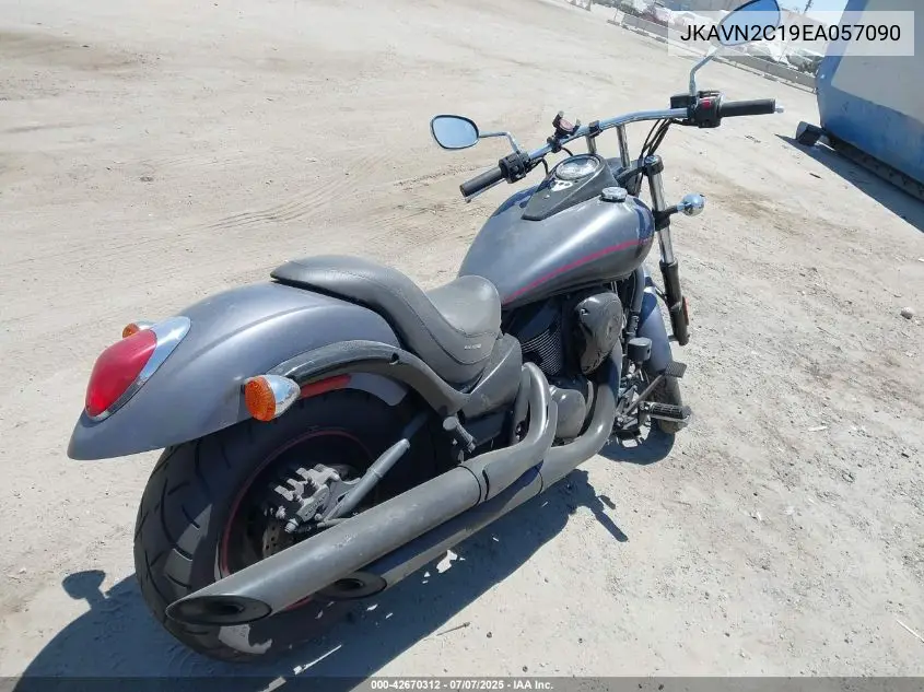 2014 Kawasaki Vn900 C VIN: JKAVN2C19EA057090 Lot: 42670312