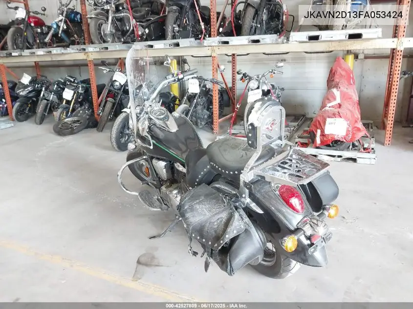 2015 Kawasaki Vn900 D VIN: JKAVN2D13FA053424 Lot: 42527809