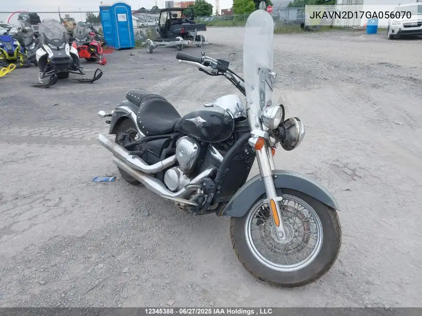 2016 Kawasaki Vn900 D VIN: JKAVN2D17GA056070 Lot: 12345388