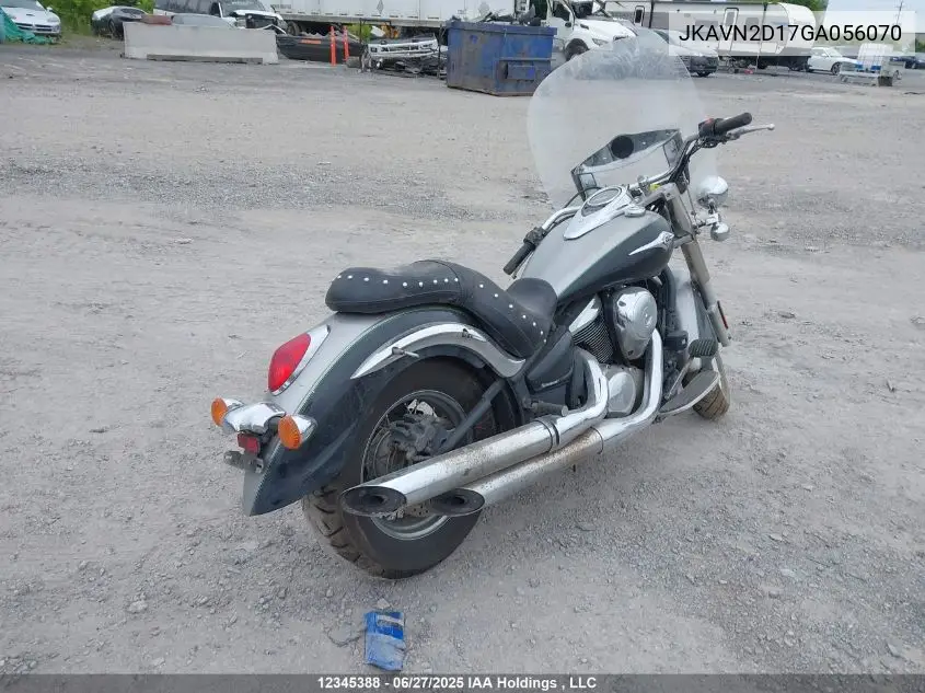 2016 Kawasaki Vn900 D VIN: JKAVN2D17GA056070 Lot: 12345388
