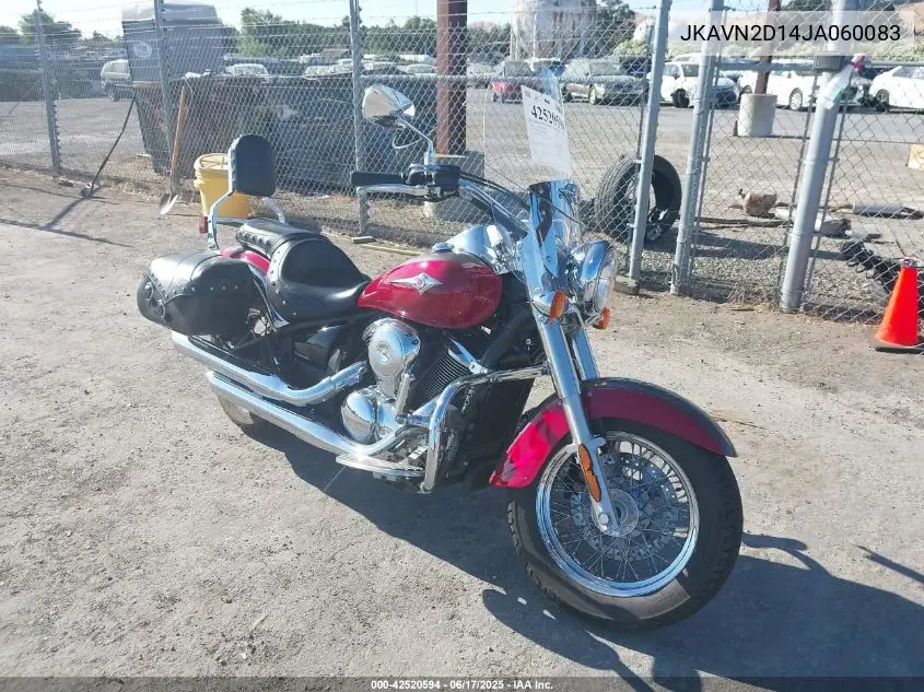 2018 Kawasaki Vn900 D VIN: JKAVN2D14JA060083 Lot: 42520594