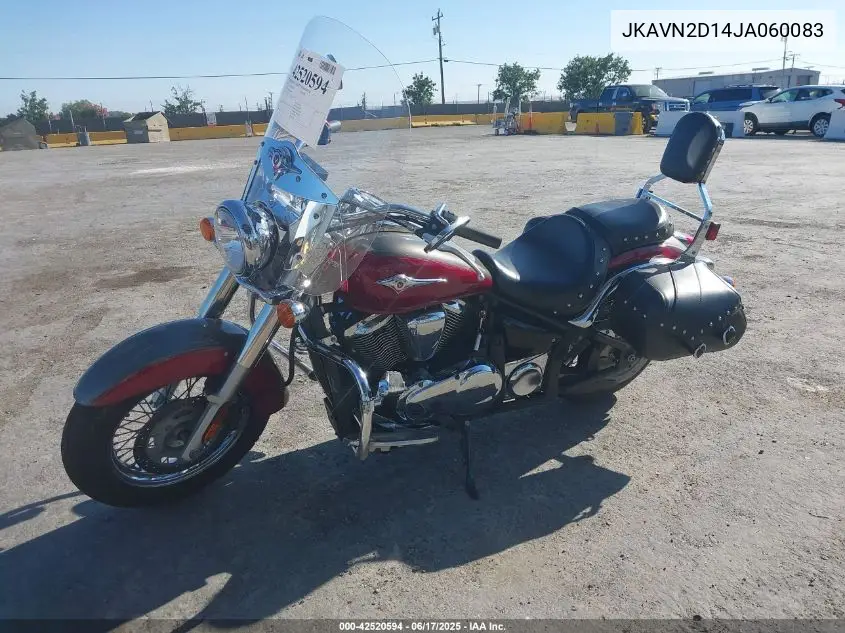 2018 Kawasaki Vn900 D VIN: JKAVN2D14JA060083 Lot: 42520594
