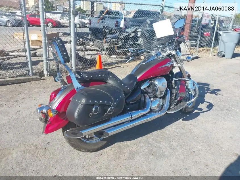 2018 Kawasaki Vn900 D VIN: JKAVN2D14JA060083 Lot: 42520594