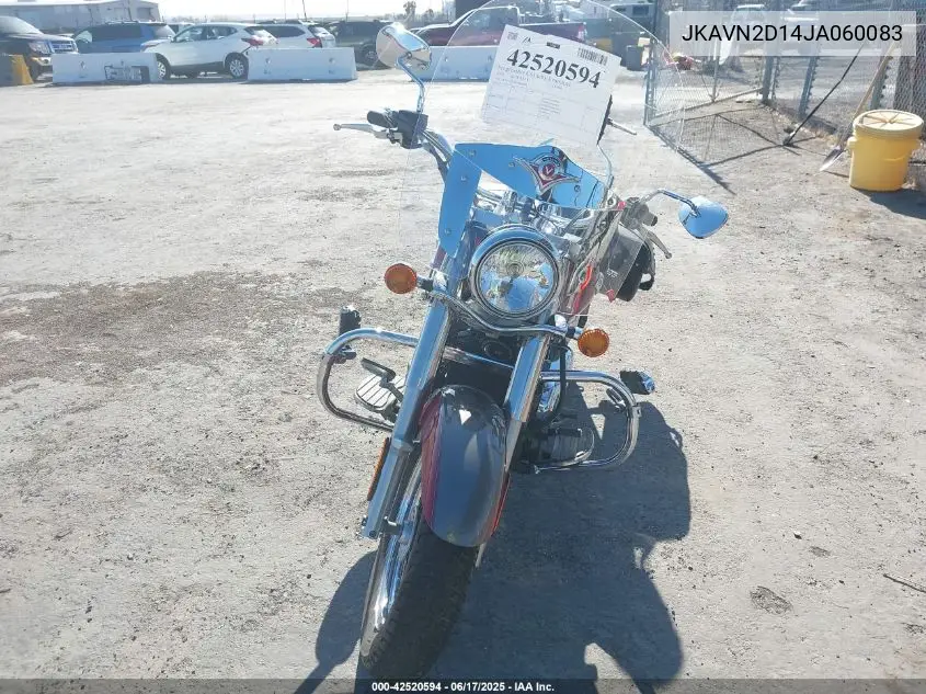 2018 Kawasaki Vn900 D VIN: JKAVN2D14JA060083 Lot: 42520594