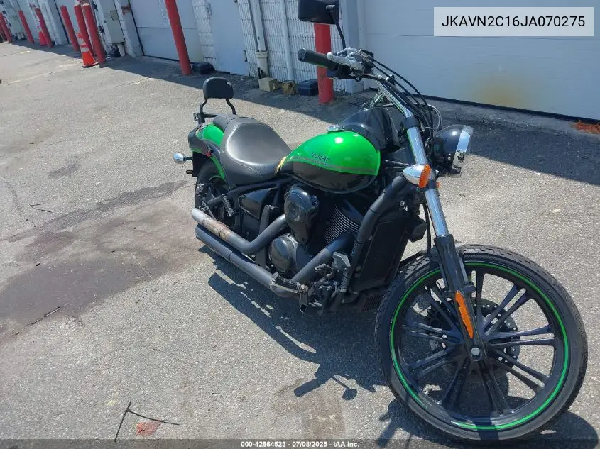 2018 Kawasaki Vn900 C VIN: JKAVN2C16JA070275 Lot: 42664523