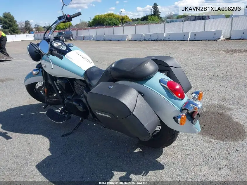 2020 Kawasaki Vn900 B VIN: JKAVN2B1XLA098293 Lot: 41948262