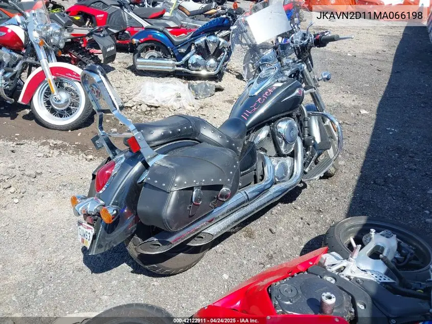 2021 Kawasaki Vn900 D VIN: JKAVN2D11MA066198 Lot: 42122911