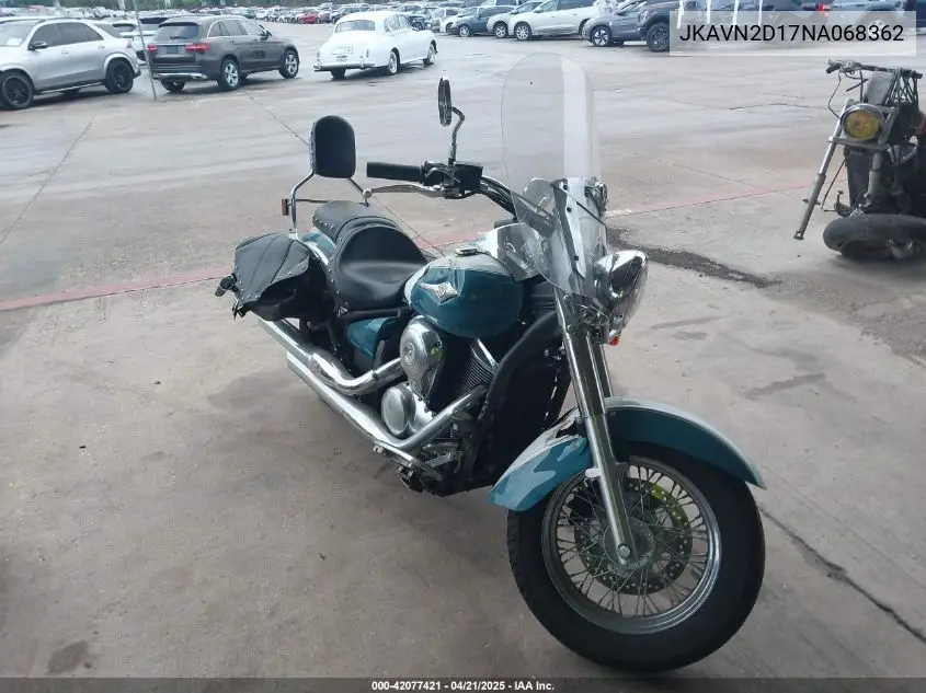 2022 Kawasaki Vn900 D VIN: JKAVN2D17NA068362 Lot: 42077421