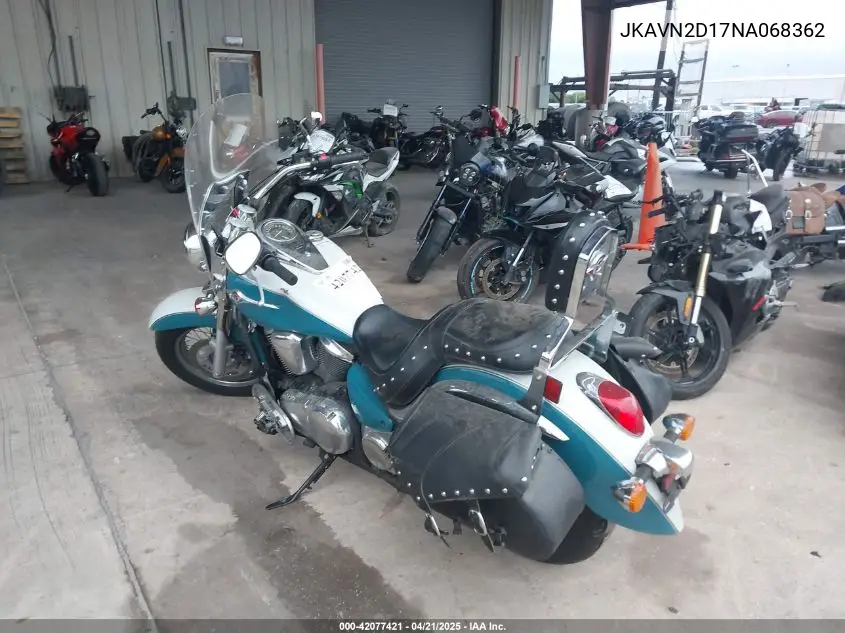 2022 Kawasaki Vn900 D VIN: JKAVN2D17NA068362 Lot: 42077421