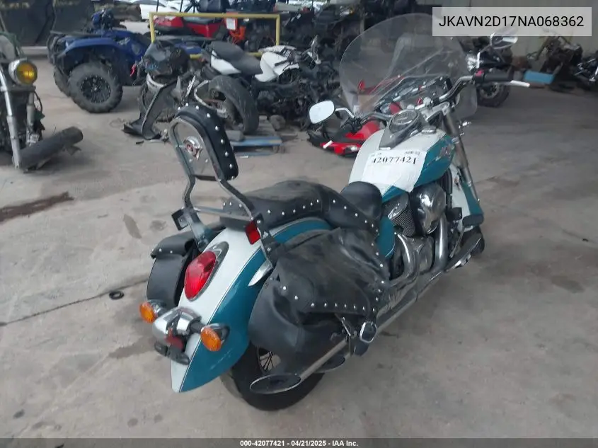 2022 Kawasaki Vn900 D VIN: JKAVN2D17NA068362 Lot: 42077421