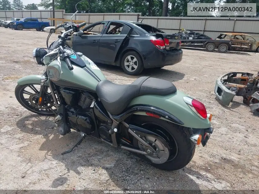 2023 Kawasaki Vn900 F VIN: JKAVN2F12PA000342 Lot: 42304653