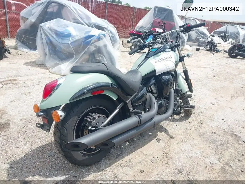 2023 Kawasaki Vn900 F VIN: JKAVN2F12PA000342 Lot: 42304653